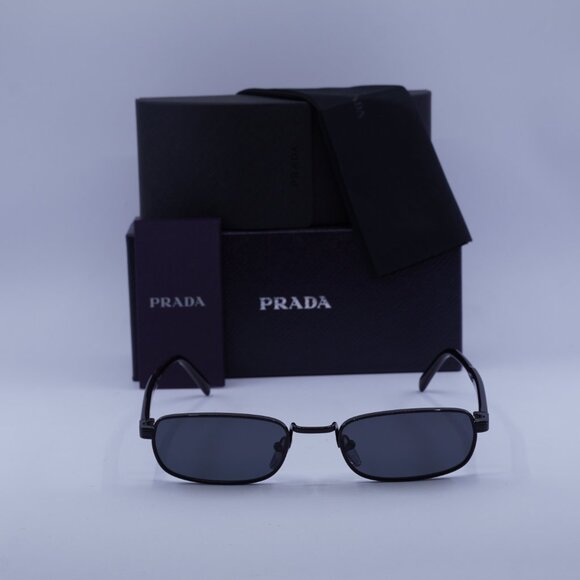 Prada PRB54S 1AB5Z1 Rectangle Sunglasses – Black - Picture 2 of 10